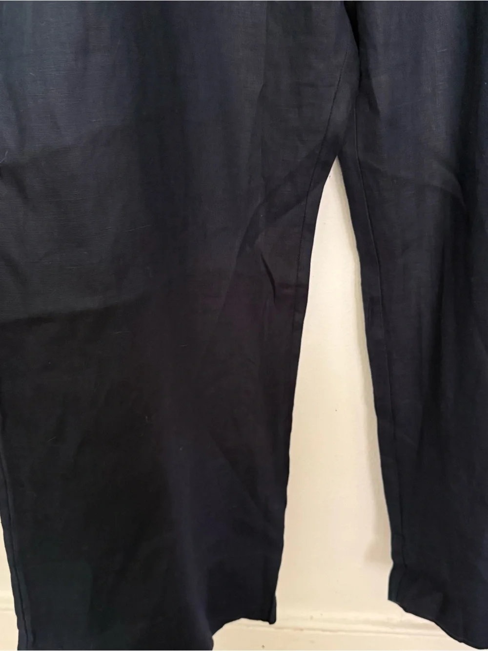 Quince 100% European Linen Square Neck Jumpsuit